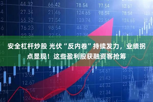 安全杠杆炒股 光伏“反内卷”持续发力，业绩拐点显现！这些盈利股获融资客抢筹