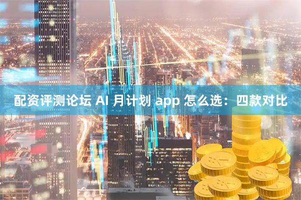 配资评测论坛 AI 月计划 app 怎么选：四款对比